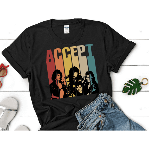 Accept Band Retro Vintage T-Shirt, Accept Shirt, Gift Tee For You And Friends