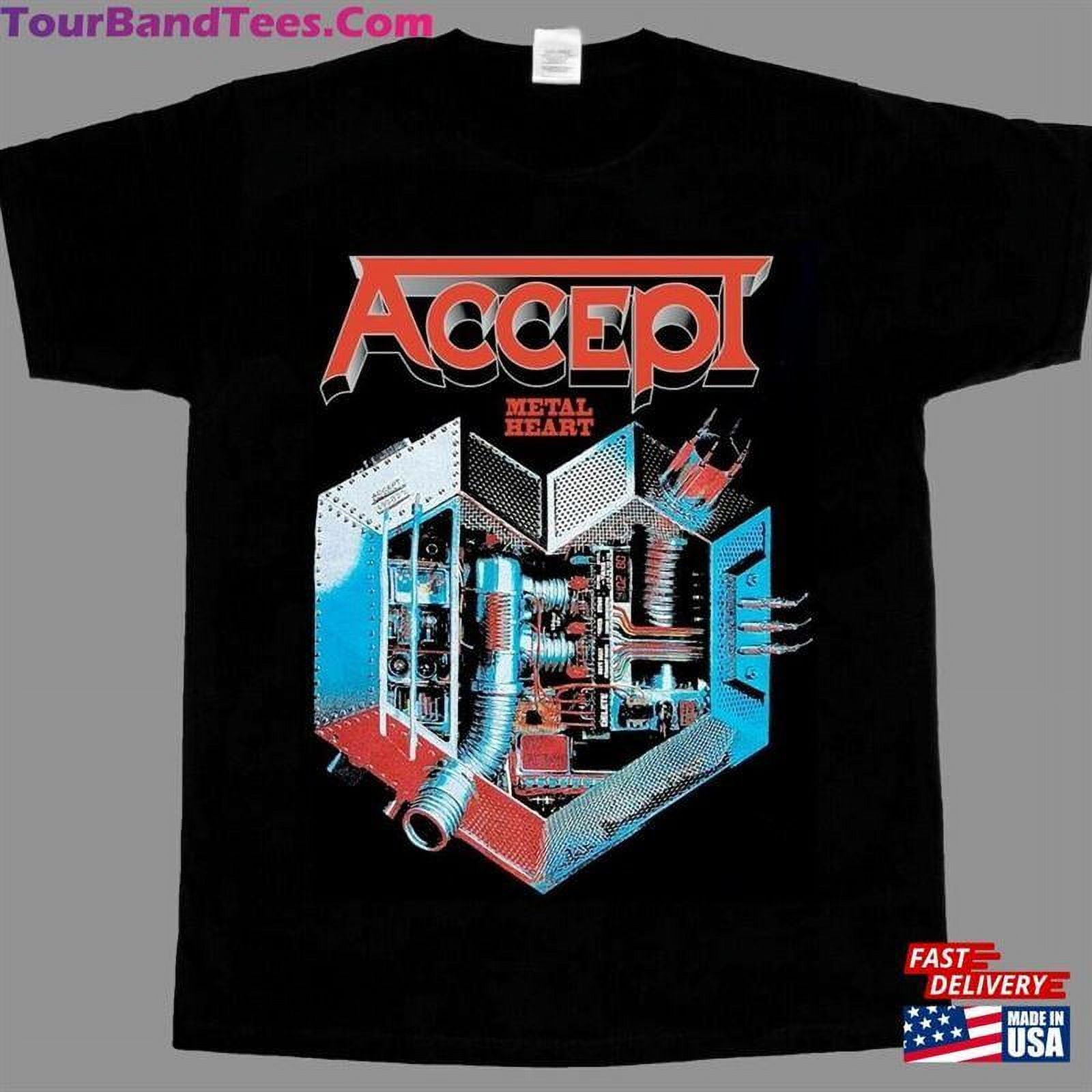 Accept Classic Sweat Unisex Comfort Tee T Shirt, Color White, Size