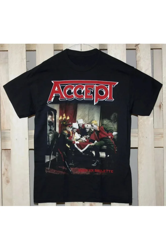 Accept RUSSIAN ROULETTE T-shirt S to 5XL NZL384