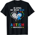 thumbnail image 1 of Accept Understand In April We Wear Blue Autism Awareness T-Shirt, 1 of 4