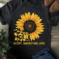 thumbnail image 1 of Accept Understand Love Sunflower Autism Awareness - Autism Shirt - Autism Awareness Shirt - Mother's Day, 1 of 2