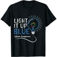 thumbnail image 1 of Acceptance April Light Bulb Blue For Autism Awareness T-Shirt, 1 of 4