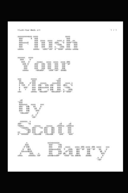 Accepted Books: Flush Your Meds (Paperback)