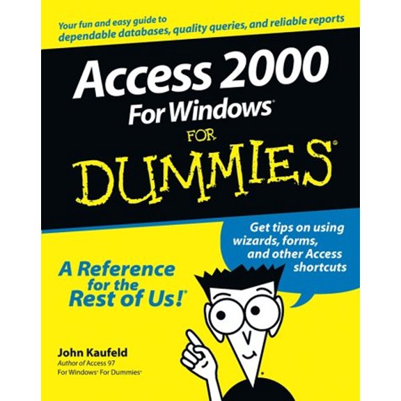 Pre-Owned Access 2000 for Windows for Dummies (Paperback) 0764504444 9780764504440