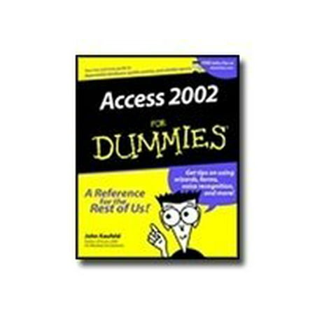 Access 2002 for Dummies