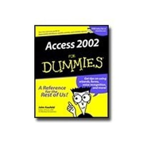 Access 2002 for Dummies 9780764508189