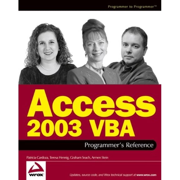 Pre-Owned Access 2003 VBA Programmer's Reference (Paperback) 0764559036 9780764559037