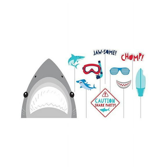 Access 350510 Shark Party Photo Booth Props