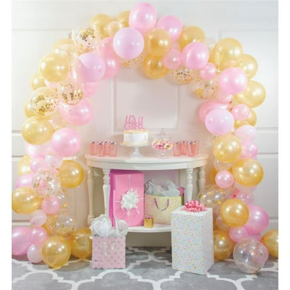 Pink and Gold Balloon Arch Kit(Each)