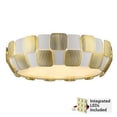 thumbnail image 1 of Access 50902LEDD-WH/GLD Contemporary Modern LED Flush Mount from Layers collection in Two-Tone finish,, 1 of 2