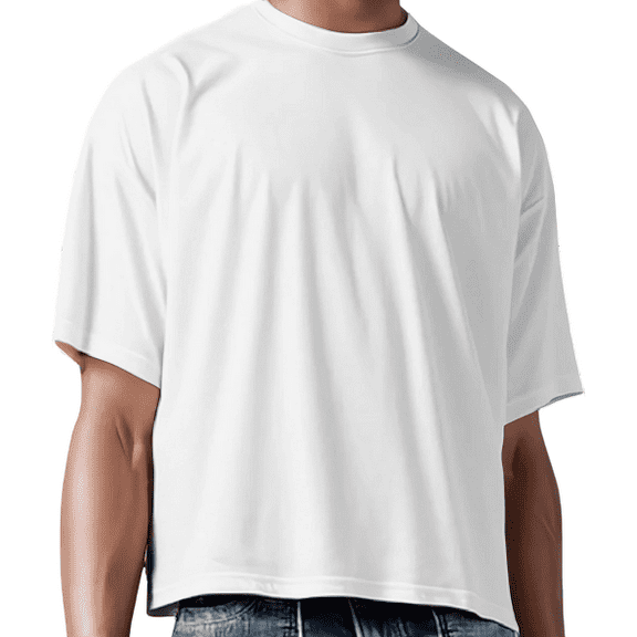 Access Blind Trust Men's 2-Panel Tee Shirt (White, Small)
