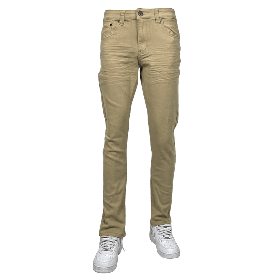 Access Blind Trust Slim Fit Stretch Twill Pants (Khaki, 28x32) BTP19800