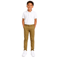 thumbnail image 1 of Access Boy's School Uniform Stretch Pants (DK Khaki, 8) ASU025, 1 of 8