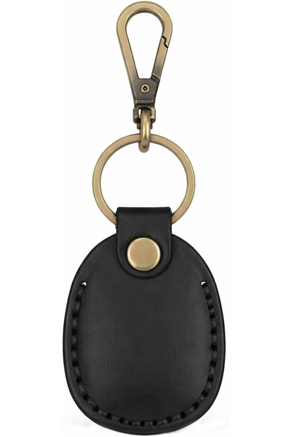 Access Card Holder Leather Air Tag Holder RFID Key Fob Bag Key Chains NFC Key Tag
