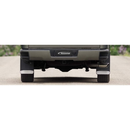 Access E004001209 Set Of 2 Rockstar Splash Guard Mud Flaps 12" Wide X 20" Long Fits select: 2013-2021 RAM 1500, 2009-2012 DODGE RAM 1500