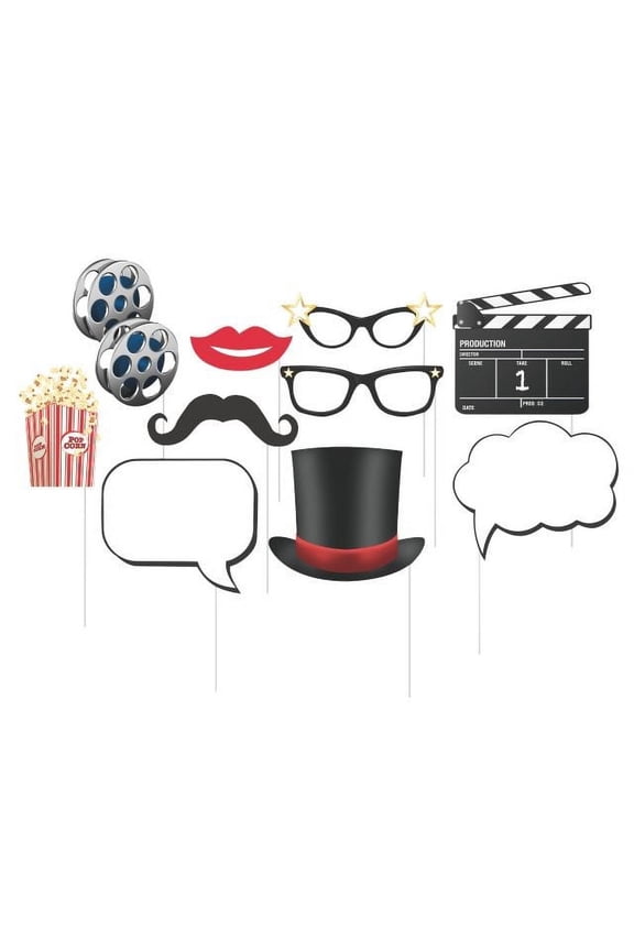 Access Hollywood Lights Photo Booth Props, 10 Ct
