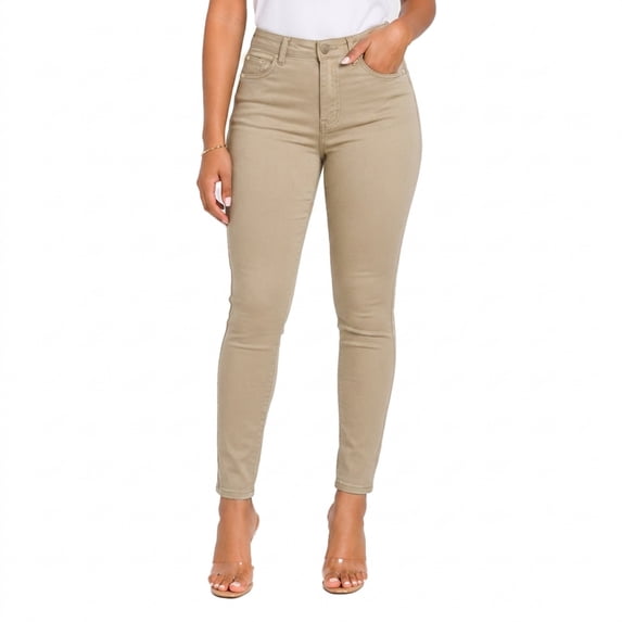 Access Junior's Uniform Skinny Pants (Khaki, 15/16) ASU017