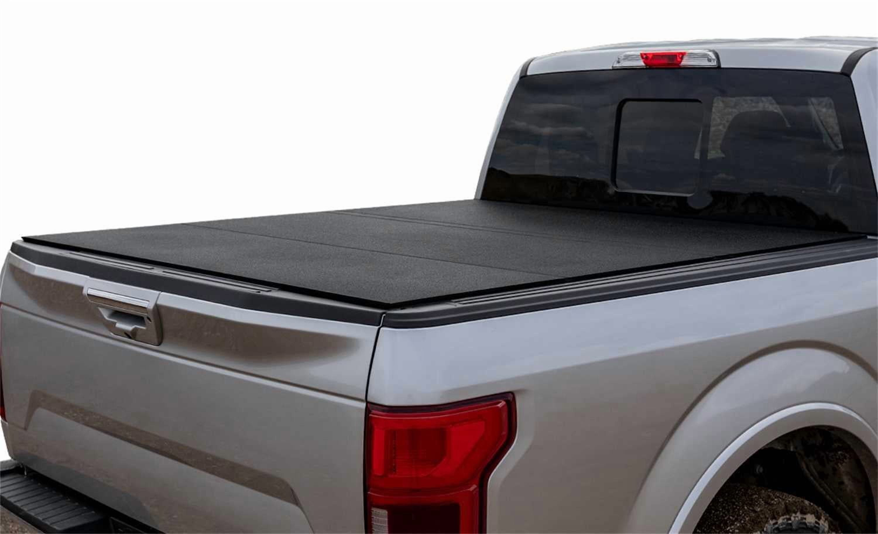 ACI LED Lights B3010079 LOMAXTM Hard Tri-Fold Cover, Black Urethane Finish Single Rail