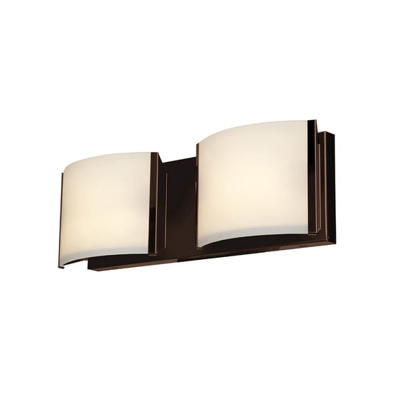 Open Box Access Lighting 2 Light Vanity in Bronze Color