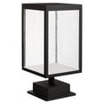 thumbnail image 1 of Access Lighting 20083LED-BL-SDG 15 in. Reveal LED Outdoor Pier Mount, Black, 1 of 1