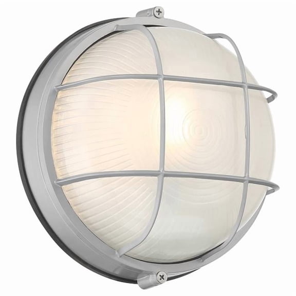 Access Lighting 20196LEDDMGLP-SAT-FST Nauticus Round Dual Mount 1 Light Outdoor LED Bulkhead Wall Light - Satin