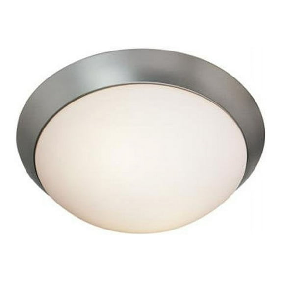 Access Lighting 20624Gu Cobalt 2 Light Flush Mount Ceiling Fixture - Silver