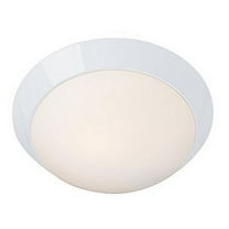 Access Lighting 20625GU-WH-OPL Cobalt Two Light Flush Mount in White