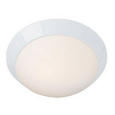 Access Lighting 20625GU-WH-OPL Cobalt Two Light Flush Mount in White