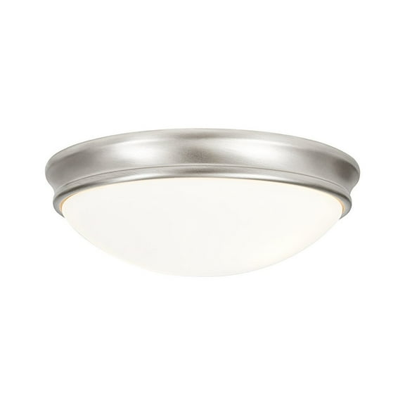 Access Lighting Flush Mount in Brushed Steel Color