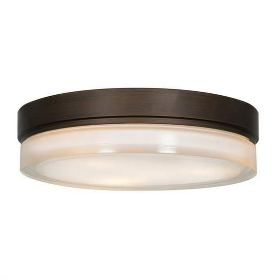 Access Lighting 20776LEDD-BRZ-OPL Solid LED Bronze Flush Mount Ceiling Light