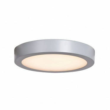 Access Lighting 20801LEDD-SILV-ACR Strike 2.0 LED 10 in. Silver Flush Mount Ceiling Light