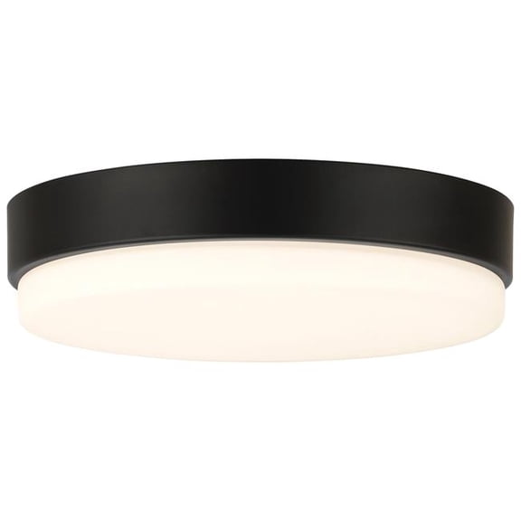 Access Lighting 20824LEDD-MBL-OPL 120V Roma Minimus LED Flush Mount, Matte Black