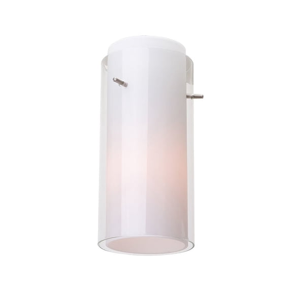 Access Lighting Cylinder Shade in Brushed Steel Color
