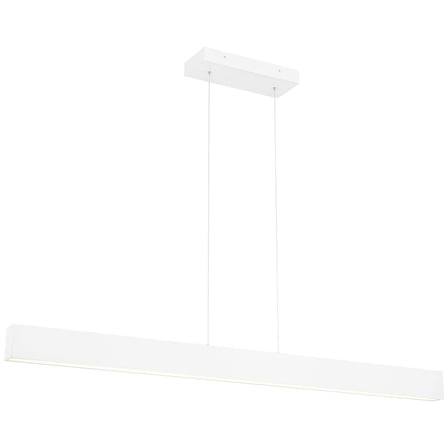 24900LEDD-MWH/ACR Access Lighting Form - 42W 1 LED Pendant In Contemporary Style-3 Inches Tall and 2 Inches Wide-Matte White Finish