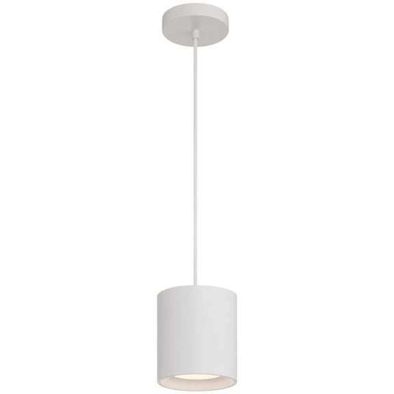 Access Lighting 29301LEDDCS-WH-ACR 120V Bongo 5CCT LED Pendant, White