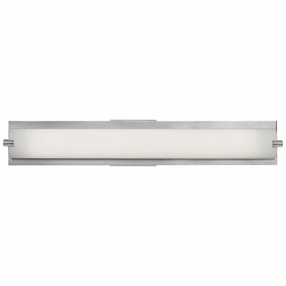 Access Lighting 31010-BS-OPL Geneva 1 Light Wall Sconce or Vanity Fixture - Brushed Steel