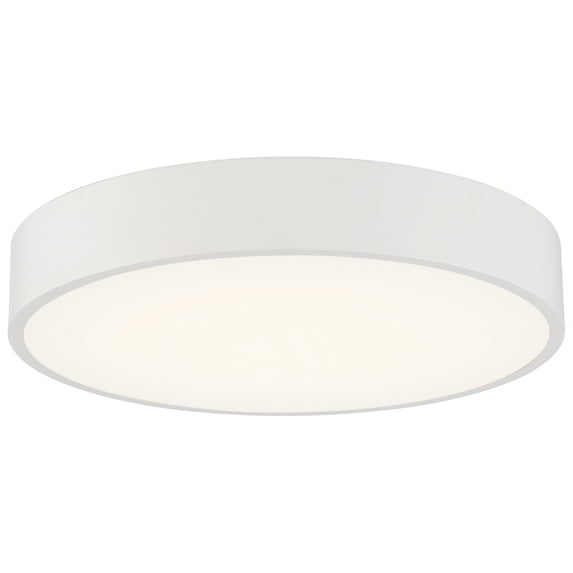 49961LEDD-WH/ACR Access Lighting Como - 24W 1 LED Flush Mount-4 Inches Tall and 17.75 Inches Wide-White Finish