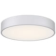 thumbnail image 1 of 49962LEDDCS-SAT/ACR-Access Lighting-Como - 40W 1 3CCT LED Flush Mount-4 Inches Tall and 21.75 Inches Wide-Satin Finish, 1 of 2