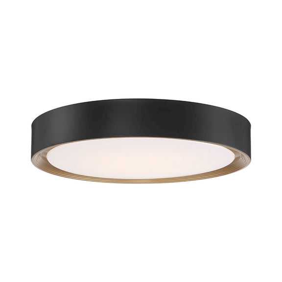 Access Lighting 3CCT LED Flush Mount in Matte Black Color