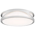 thumbnail image 1 of Lucia 1 - Light Satin Nickel/Silver LED Acrylic & Steel Flush Mount Light, 1 of 5
