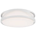 thumbnail image 1 of 49990LEDD-WH/ACR-Access Lighting-Lucia - 16W 1 LED Flush Mount-4 Inches Tall and 13.75 Inches Wide-White Finish, 1 of 5