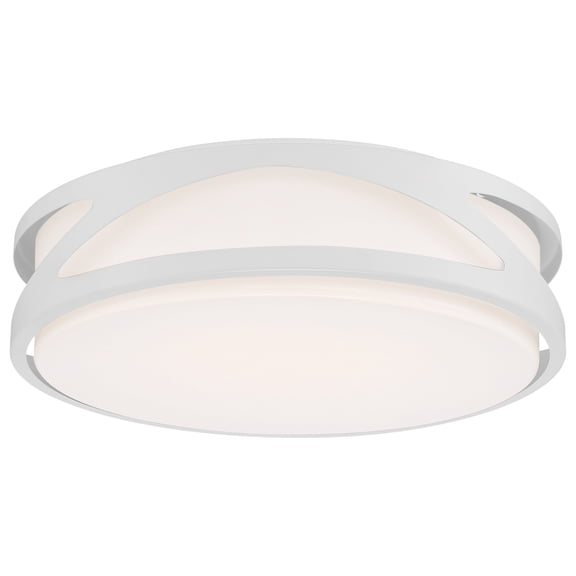 49990LEDD-WH/ACR-Access Lighting-Lucia - 16W 1 LED Flush Mount-4 Inches Tall and 13.75 Inches Wide-White Finish