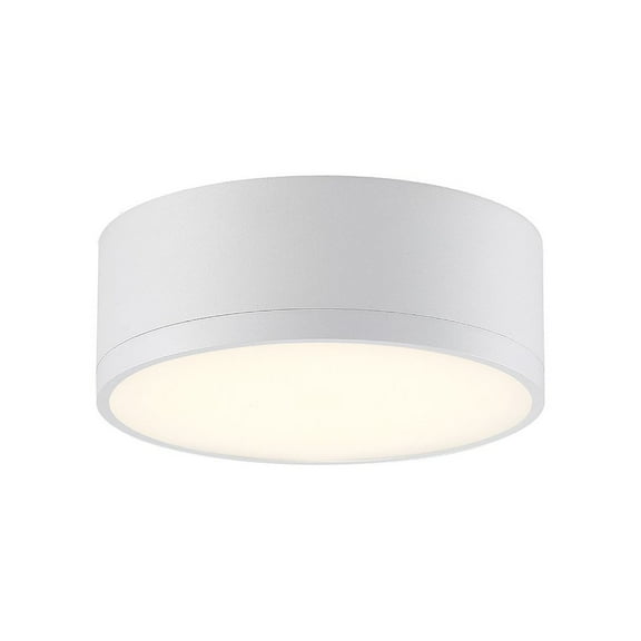 Access Lighting Dual Voltage LED Flush Mount in White Color