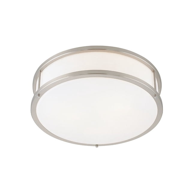 Access Lighting LED Flush Mount in Brushed Steel Color - Walmart ...
