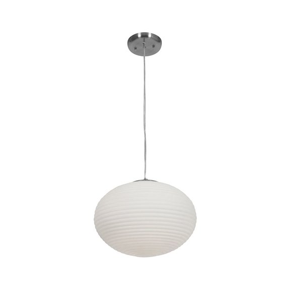 Access Lighting Pendant in Brushed Steel Color