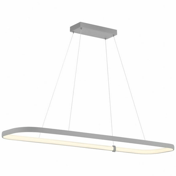 Access Lighting 50948LEDD-SAT-ACR Ravello Dual Voltage LED Pendant Ceiling Light, Satin
