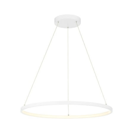 Access Lighting Dual Voltage LED Pendant in Matte White Color