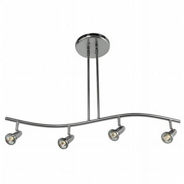 Access Lighting 52206-BS Cobra 4 Light Spotlight Pendant - Brushed Steel