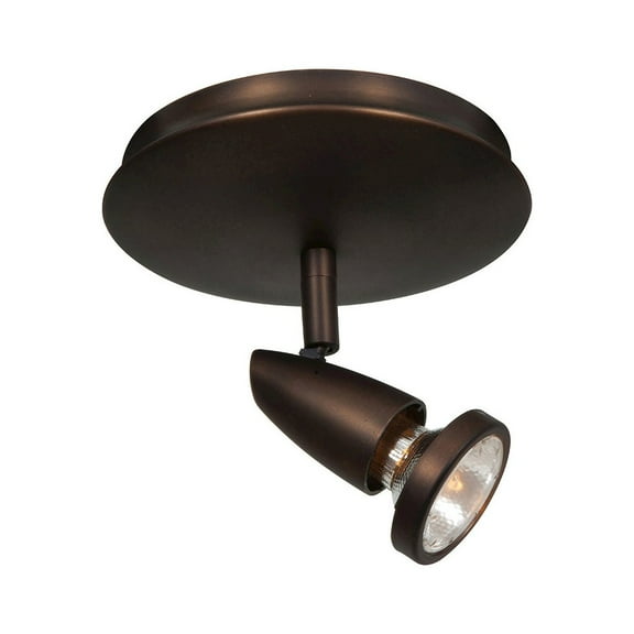 Access Lighting 1 Light Adjustable Flush Mount in Bronze Color