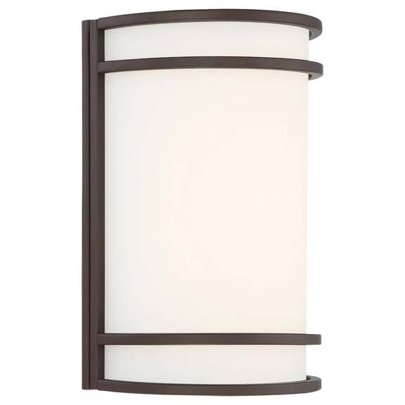 62165LEDDLP-BRZ/FST-Access Lighting-Lola - 1 Light Wall Sconce In Transitional Style-10 Inches Tall and 7.25 Inches Wide-Bronze Finish-LED Lamping